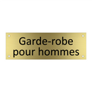 Garde-robe pour hommes