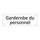 Garderobe du personnel