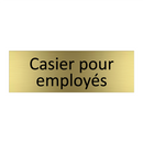 Casier pour employés