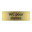 WC pour dames