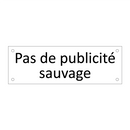 Pas de publicité sauvage