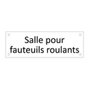 Salle pour fauteuils roulants