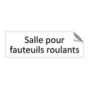 Salle pour fauteuils roulants