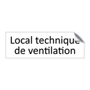 Local technique de ventilation