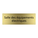 Salle des équipements électriques