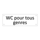 WC pour tous genres