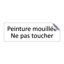 Peinture mouillée Ne pas toucher
