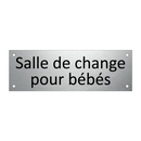 Salle de change pour bébés