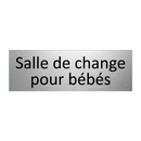 Salle de change pour bébés