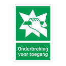 Onderbreking voor toegang & Onderbreking voor toegang & Onderbreking voor toegang