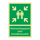 Ontmoetingspunt voor brandevacuatie & Ontmoetingspunt voor brandevacuatie