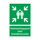 Ontmoetingspunt voor brandevacuatie & Ontmoetingspunt voor brandevacuatie