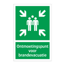 Ontmoetingspunt voor brandevacuatie & Ontmoetingspunt voor brandevacuatie