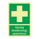 Opslag beademings apparatuur & Opslag beademings apparatuur & Opslag beademings apparatuur