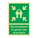 Verzamelpunt in geval van evacuatie & Verzamelpunt in geval van evacuatie