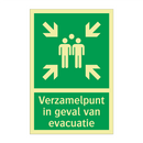 Verzamelpunt in geval van evacuatie & Verzamelpunt in geval van evacuatie