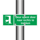 Deur opent door naar rechts te trekken & Deur opent door naar rechts te trekken