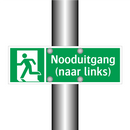 Nooduitgang (naar links) & Nooduitgang (naar links) & Nooduitgang (naar links)