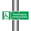 Nooduitgang mindervaliden & Nooduitgang mindervaliden & Nooduitgang mindervaliden