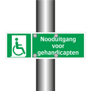 Nooduitgang voor gehandicapten & Nooduitgang voor gehandicapten & Nooduitgang voor gehandicapten