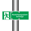 Nooduitgangsalarm beveiligd & Nooduitgangsalarm beveiligd & Nooduitgangsalarm beveiligd
