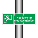 Noodvenster met vluchtladder & Noodvenster met vluchtladder & Noodvenster met vluchtladder