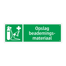 Opslag beademings- materiaal & Opslag beademings- materiaal & Opslag beademings- materiaal