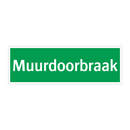 Muurdoorbraak & Muurdoorbraak & Muurdoorbraak & Muurdoorbraak & Muurdoorbraak & Muurdoorbraak