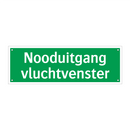 Nooduitgang vluchtvenster & Nooduitgang vluchtvenster & Nooduitgang vluchtvenster
