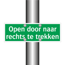 Open door naar rechts te trekken & Open door naar rechts te trekken