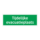 Tijdelijke evacuatieplaats & Tijdelijke evacuatieplaats & Tijdelijke evacuatieplaats