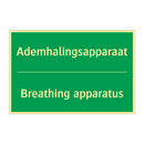 Ademhalingsapparaat - Breathing apparatus & Ademhalingsapparaat - Breathing apparatus