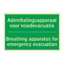 Ademhalingsapparaat voor noodevacuatie /.../ - Breathing apparatus for emergency /.../