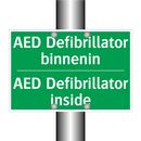 AED Defibrillator binnenin - AED Defibrillator inside