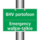 BHV portofoon - Emergency walkie-talkie & BHV portofoon - Emergency walkie-talkie