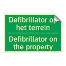 Defibrillator op het terrein - Defibrillator on the property /.../