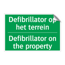 Defibrillator op het terrein - Defibrillator on the property /.../