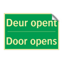Deur opent - Door opens & Deur opent - Door opens & Deur opent - Door opens