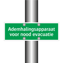 Ademhalingsapparaat voor nood evacuatie & Ademhalingsapparaat voor nood evacuatie