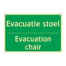 Evacuatie stoel - Evacuation chair & Evacuatie stoel - Evacuation chair