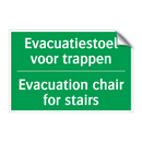 Evacuatiestoel voor trappen - Evacuation chair for stairs /.../
