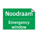 Noodraam - Emergency window & Noodraam - Emergency window & Noodraam - Emergency window