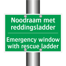 Noodraam met reddingsladder - Emergency window with rescue /.../