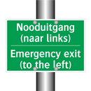 Nooduitgang (naar links) - Emergency exit (to the left) /.../