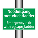 Nooduitgang met vluchtladder - Emergency exit with escape /.../