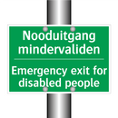 Nooduitgang mindervaliden - Emergency exit for disabled /.../