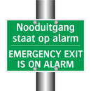 Nooduitgang staat op alarm - EMERGENCY EXIT IS ON ALARM /.../