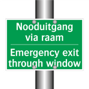 Nooduitgang via raam - Emergency exit through window /.../