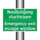 Nooduitgang vluchtraam - Emergency exit escape window /.../