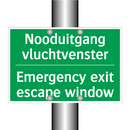 Nooduitgang vluchtvenster - Emergency exit escape window /.../